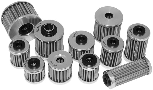 Pc Racing PC157 FLO Drop In Stainless Steel Short Oil Filter