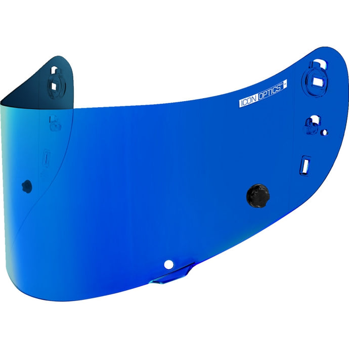 Icon Tracshield for  Airframe Pro/Airform/Airmada Helmets - Boatdrink Blue