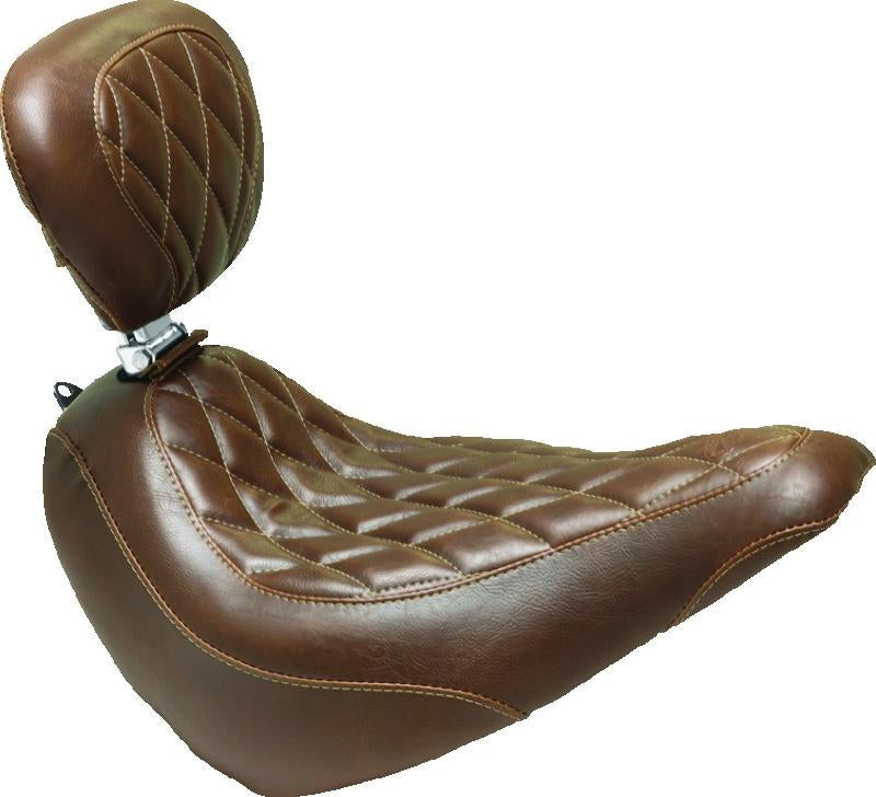 Load image into Gallery viewer, Mustang Motorcycle 83031 MMP Solo with Driver Backrest Diamond

