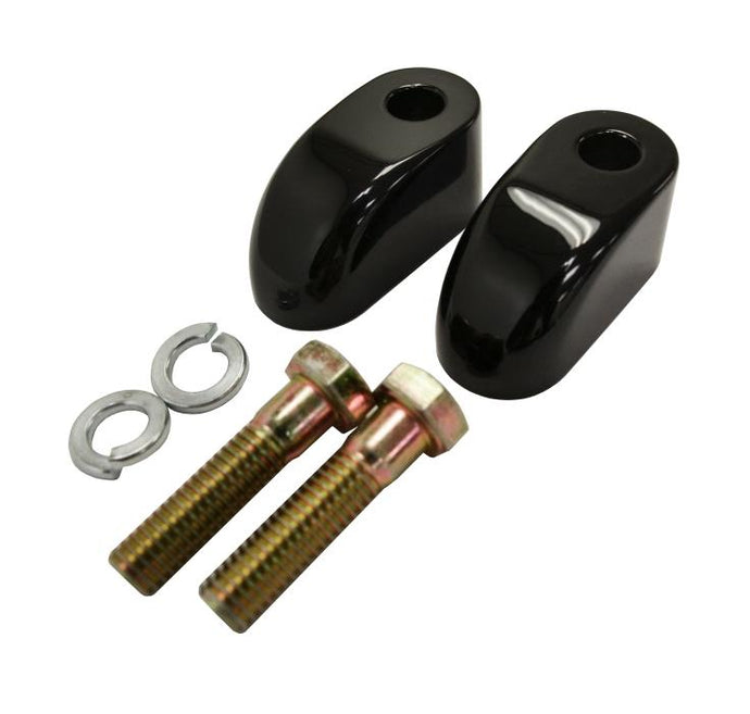 La Choppers LA-7416-02B Pullback Extensions for Handlebar Risers - 2in. - Gloss Black