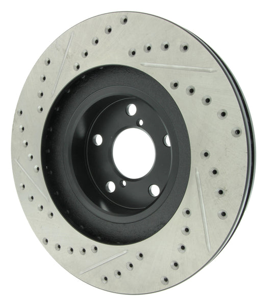 Stoptech 127.47018L ST Slot & Drill Brake Rotors