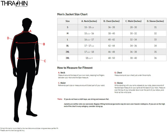 Thrashin Supply Company Waterproof Mission Rain Jacket