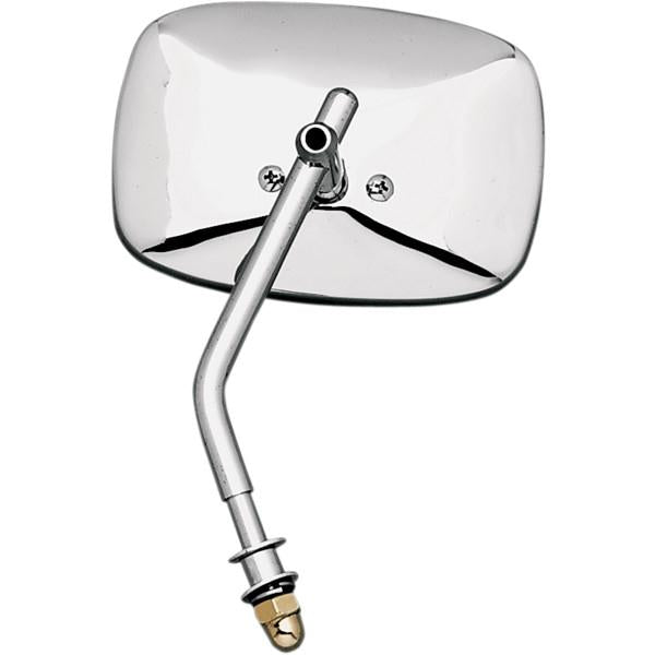 Emgo 20-21708 Universal Screw-In Mount Mirror - Short Stem with Setscrew - Plain Face - Either