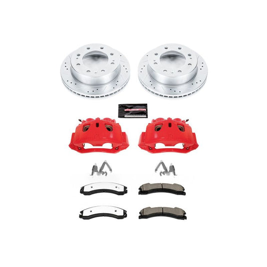 Powerstop KC6258-36 PSB Red Calipers
