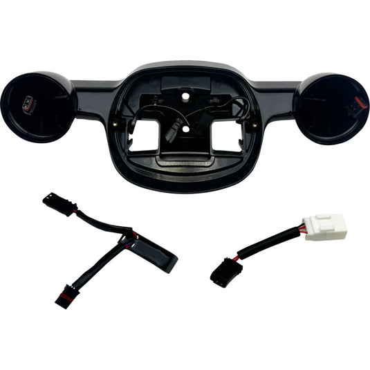 Custom Dynamics TL-TS-BASE-ST-B Taillight and Turn Signal Baseplate - Black