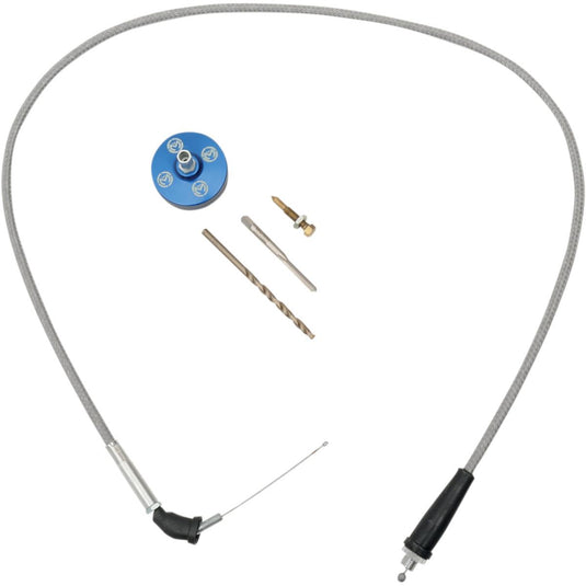 Moose Racing 33-CRB01-BLU Carburetor Cap Kit - Blue