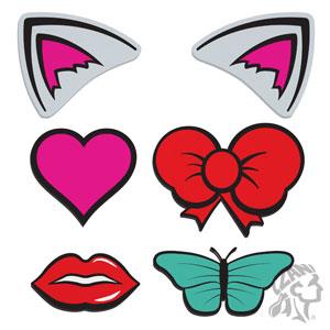 Zan Headgear Modi-Face Mask Accessory Pack - Glam