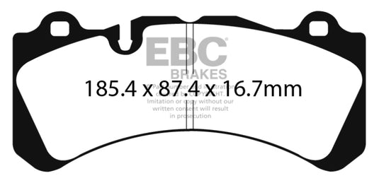 Ebc DP4071R EBC Yellowstuff Brake Pad Sets
