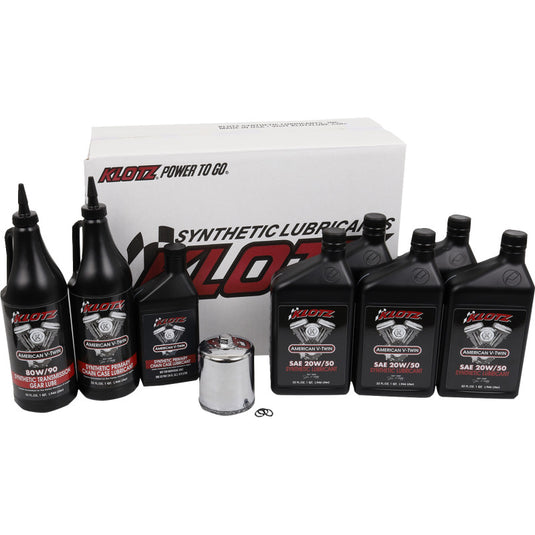 Klotz Oil KH-106 Premium Oil Change Kit - 20W/50 - 5qt.