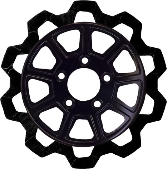 Lyndall Racing Brakes 4102-1133 Bow Tie 9 Spoke Rotor - 11.5in. - Black