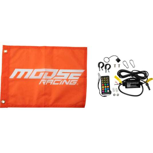 Moose Racing SB-CHSBTR-151PU Deluxe Bluetooth RGB Chase Whip It Light Rods - 5ft.