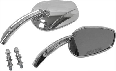 Harddrive 18-244 Custom Arrow Head Mirrors - Chrome