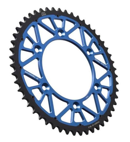 Jt Sprockets JTX897.51BLU Twinstar Rear Sprocket - 51T (Blue)