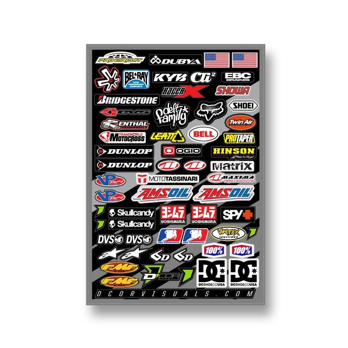 Dcor 40-90-105 Decal Sheet - Misc MX Logos