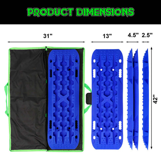 Rhino Usa RG-TB42X13-BLU RSA Traction Boards