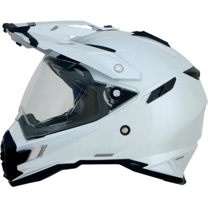AFX FX-41DS Solid Helmet Pearl White White