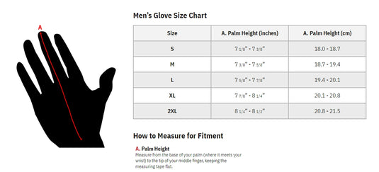 100% Exceeda Short Finger Gloves