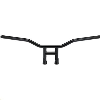 Biltwell Inc. 6218-2016 1in. Tyson 8in. Slotted Handlebar - Black Electroplated