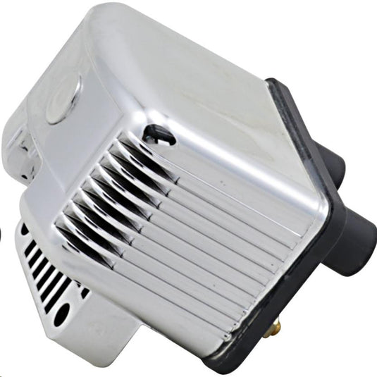 Drag Specialties 2102-0415 Single Fire Ignition Coil - 3 OHM - Chrome