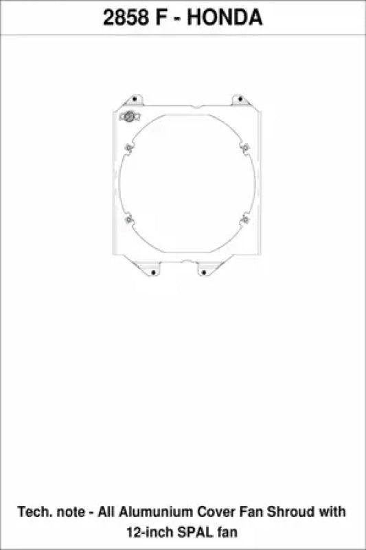 Csf 2858F CSF Fan Shrouds