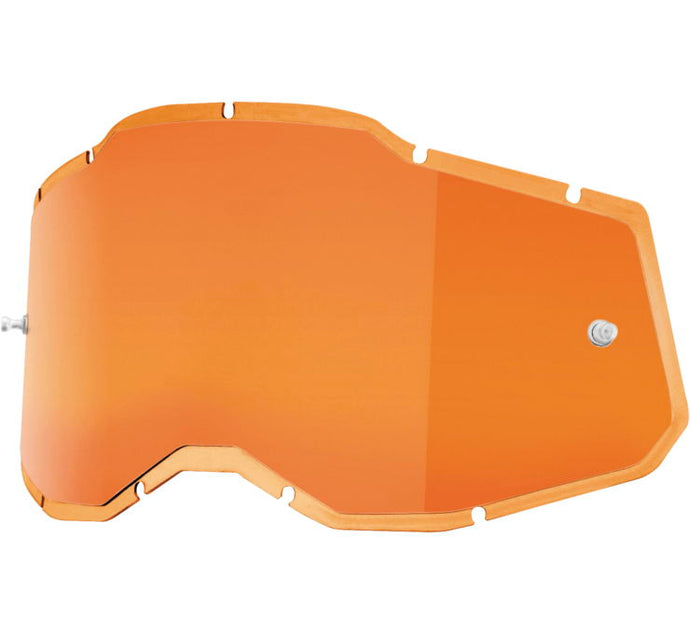 100% Replacement Injected Lenses for Adult Racecraft 2/Accuri 2/Stratus 2 Goggles - Persimmon