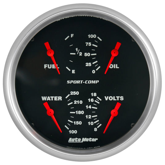 Autometer 3912 AM Sport-Comp Gauges