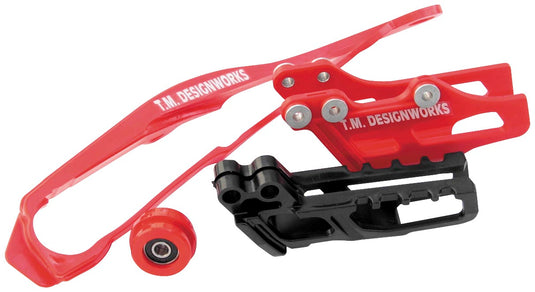 T.M. Designworks DCK-OR8-RD Dirt Cross Multi-Purpose Chain Slide-N-Guide Kit EF2 Guide - Red