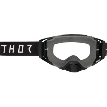 Thor Ascend LTD Synth Goggles (One Size Fits Most, Black/Clear Lens)