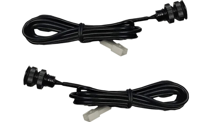 Custom Dynamics CD-BOLT-R2-B LED Boltz - Red, Black Finish