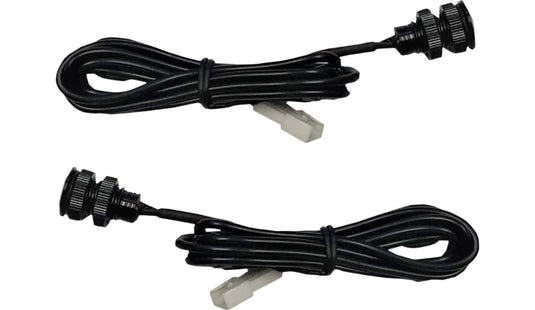 Custom Dynamics CD-BOLT-R2-B LED Boltz - Red, Black Finish