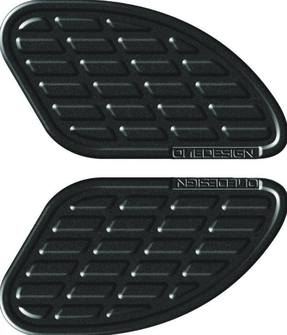 One BUMPS13P Soft Touch Tankpad - 2pc. - Black Leather Look