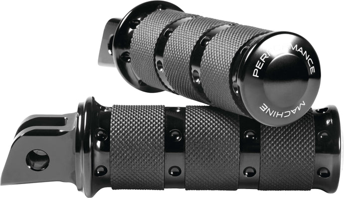 Performance Machine 0035-1247M-B XLS Footpegs - Driver - Black