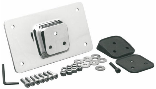 Drag Specialties DS-720814 License Plate Mount - Chrome
