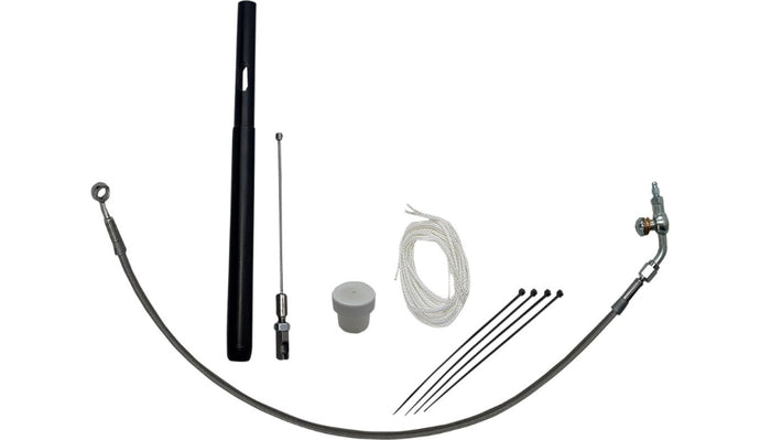 Fat Baggers, Inc. 109916 EZ Install Handlebar Kit - Braided