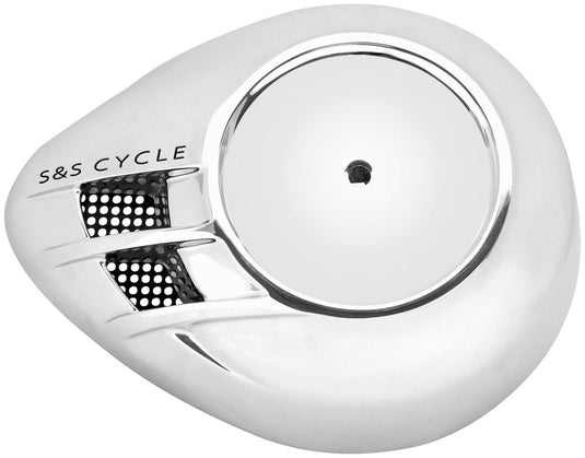 S&S Cycle 170-0118 Stealth Air Cleaner Cover - Air Stream - Chrome