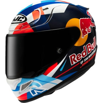 Load image into Gallery viewer, Hjc RPHA 12N Red Bull Misano 2 Helmet (Medium, Blue/Red (MC-21))

