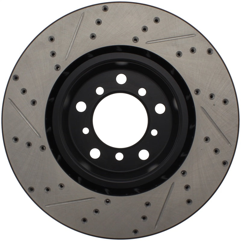 Load image into Gallery viewer, Stoptech 127.34058L ST Slot &amp; Drill Brake Rotors
