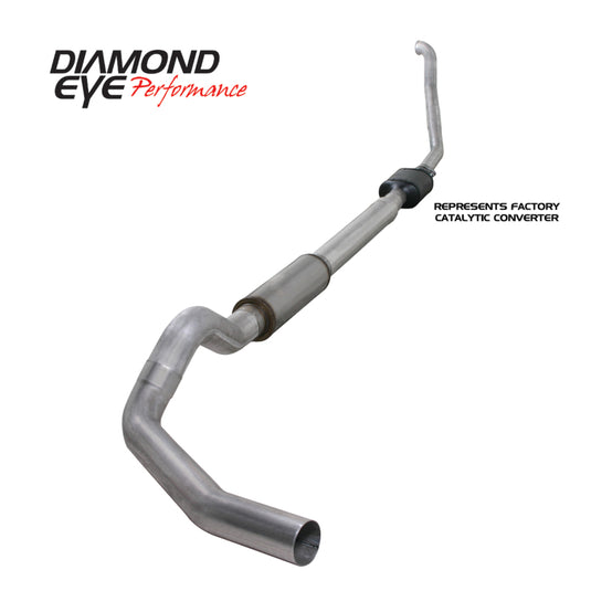 Diamond Eye Performance K5314A DEP Turbo Back Exhaust Kit AL