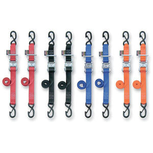 Powertye 30579-S 1 1/2in. Ratchet with Safety Latch Hooks - Black
