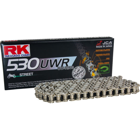 Rk SV530UWR-RL Rivet Connecting Link for 530 UWR Vintage Chain - Silver