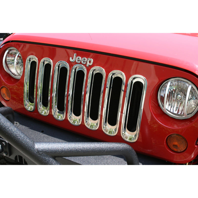 Load image into Gallery viewer, Rugged Ridge 11306.20 RUG Grille Inserts
