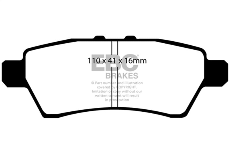 Load image into Gallery viewer, Ebc UD1101 EBC Ultimax2 Brake Pad Sets
