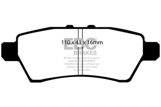 Ebc UD1101 EBC Ultimax2 Brake Pad Sets