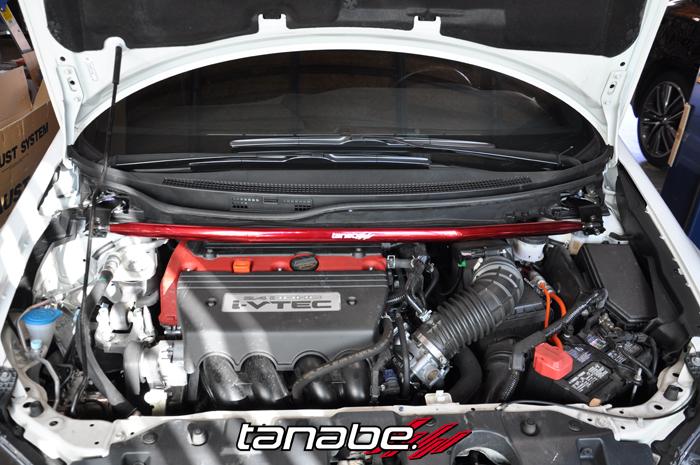 Load image into Gallery viewer, Tanabe TTB172F TAN Strut Tower Bars - Front
