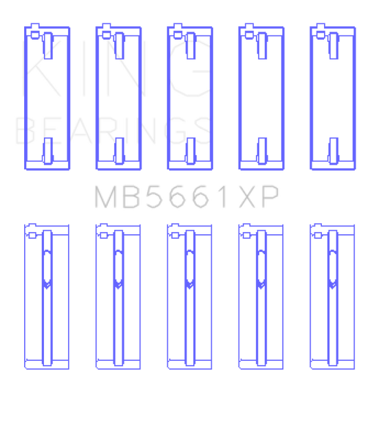 King Engine Bearings MB5661XP KING Main Bearings
