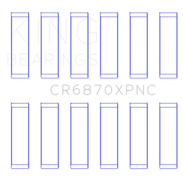 Load image into Gallery viewer, King Engine Bearings CR6870XPNCSTDX KING Performance Rod Bearings
