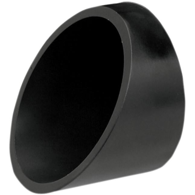 Bassani Manufacturing BE30SB Slash Cut End Cap for 3in. Firepower Slip-Ons - Black