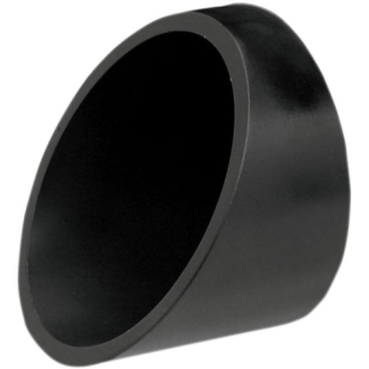 Bassani Manufacturing BE30SB Slash Cut End Cap for 3in. Firepower Slip-Ons - Black
