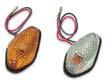 K&S Technologies 25-8061 Teardrop Marker Lights - Clear - Single Filament