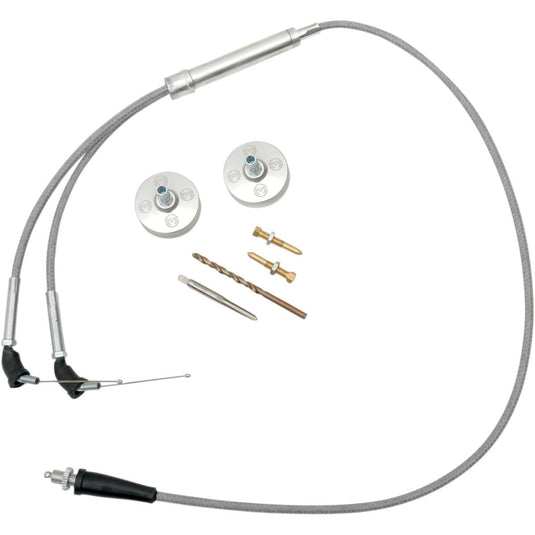 Moose Racing 33-CRB02-POL Carburetor Cap Kit - Polished